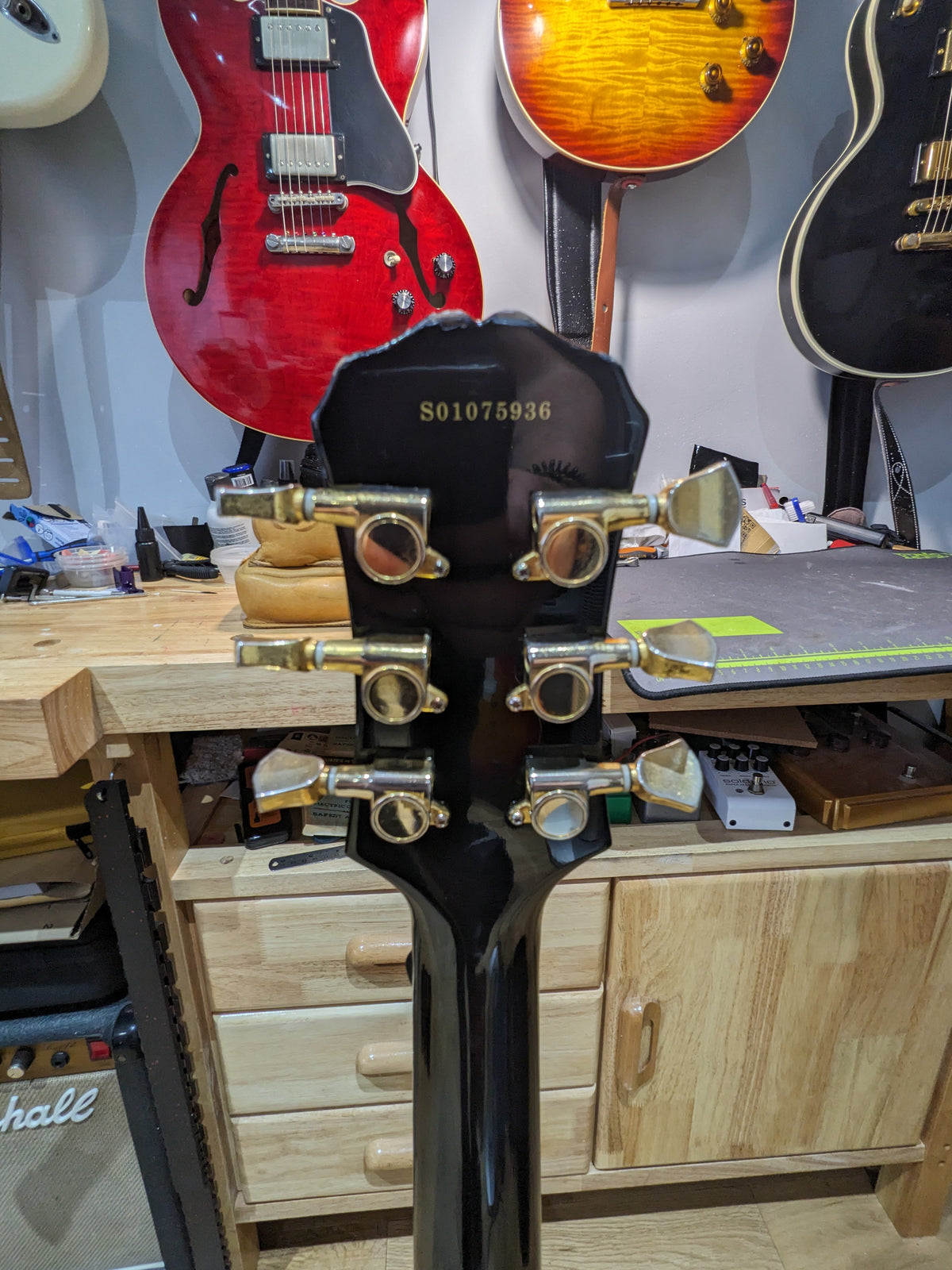 Epiphone Les Paul Custom Ebony Black (2001) Samick, Korea