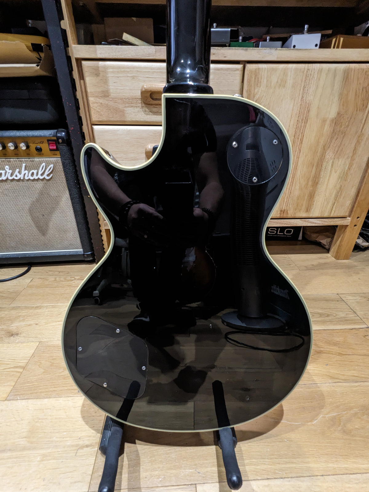 Epiphone Les Paul Custom Ebony Black (2001) Samick, Korea