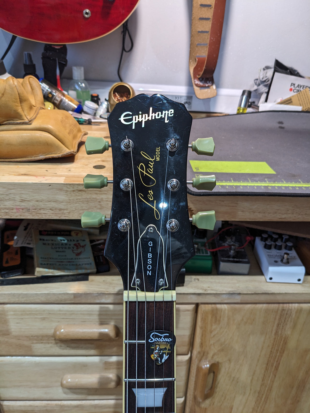 Epiphone Les Paul Standard Cherry Sunburst (2001) Samick, Korea - 'Scarface'