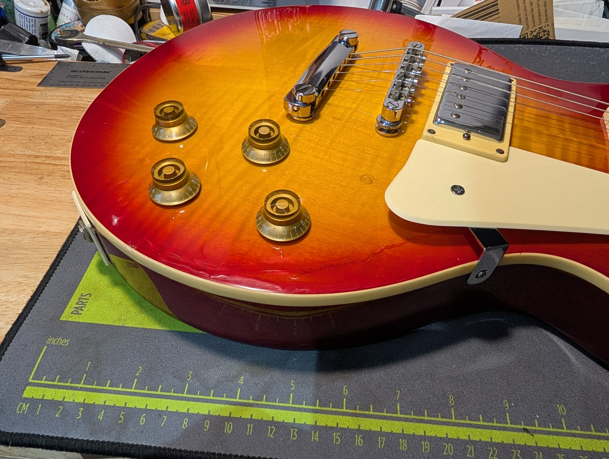 Epiphone Les Paul Standard Cherry Sunburst (2001) Samick, Korea - 'Scarface'