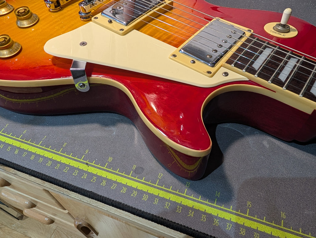 Epiphone Les Paul Standard Cherry Sunburst (2001) Samick, Korea - 'Scarface'
