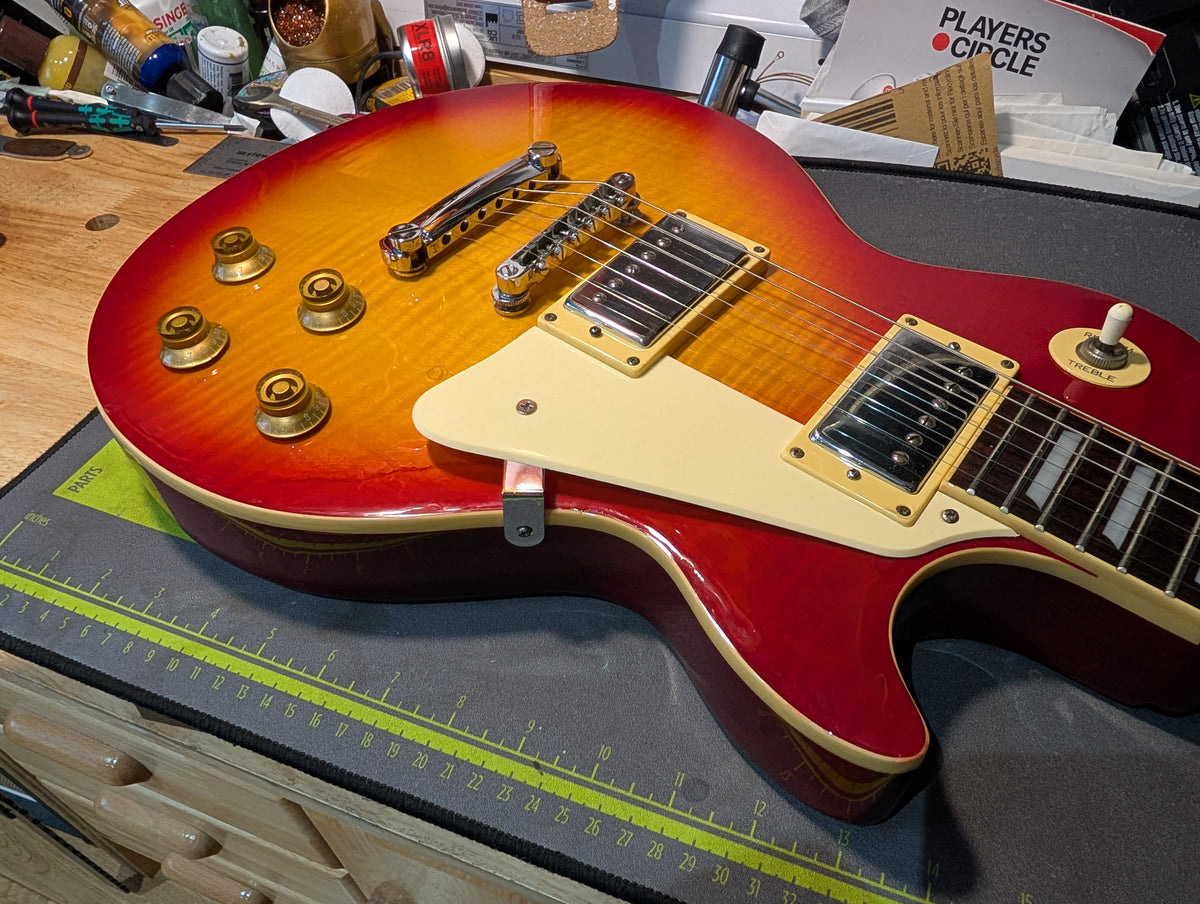 Epiphone Les Paul Standard Cherry Sunburst (2001) Samick, Korea - 'Scarface'