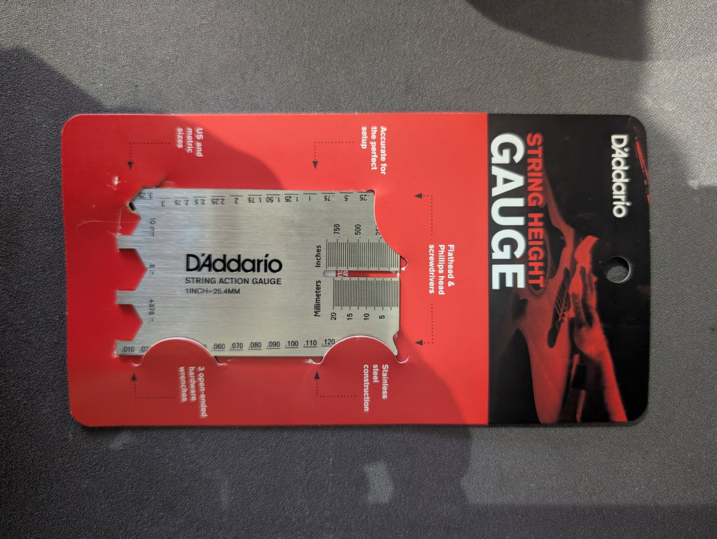 D'Addario String Height Gauge Tool