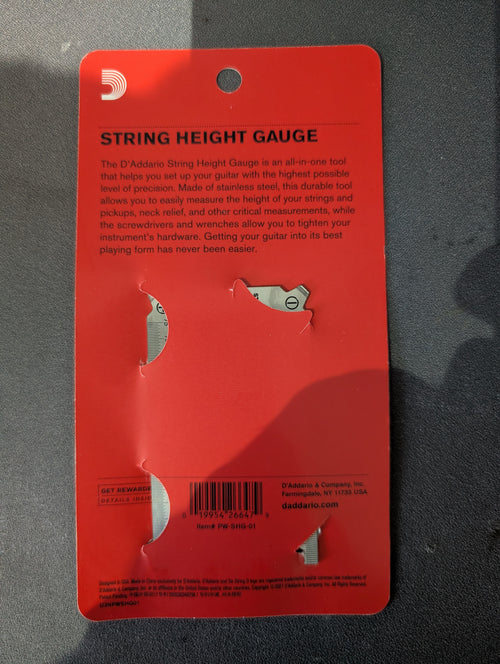 D'Addario String Height Gauge Tool
