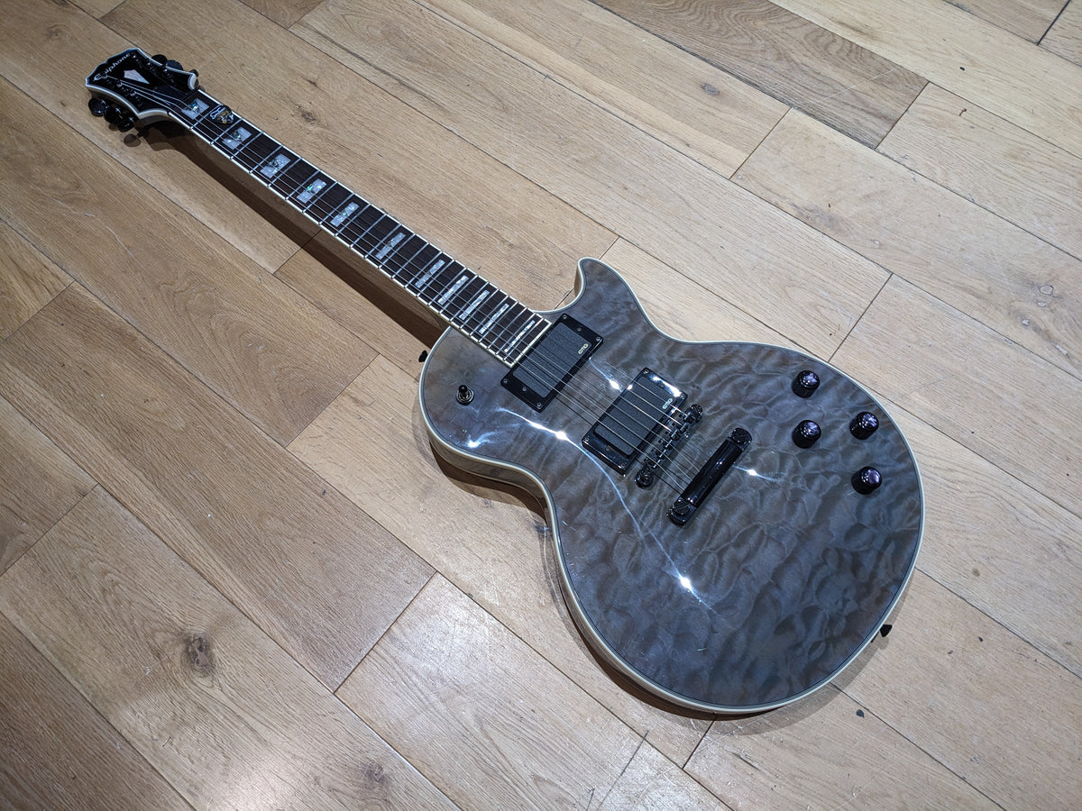Epiphone Prophecy Les Paul Custom EX Outfit (2012) Ebony FB + Active EMG Pickups