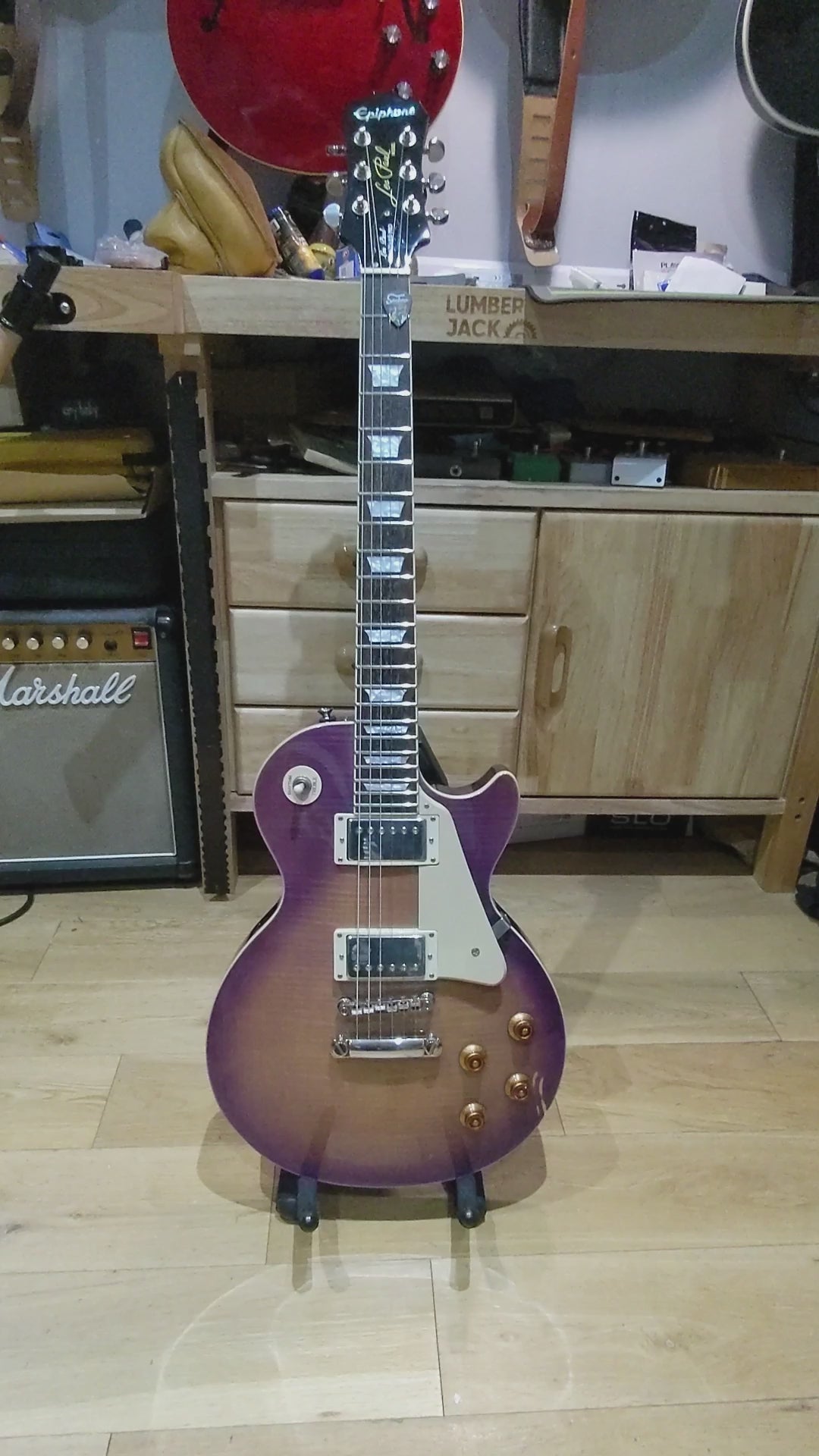 Epiphone Les Paul Standard Pro Trans Purple Faded Burst (2012)