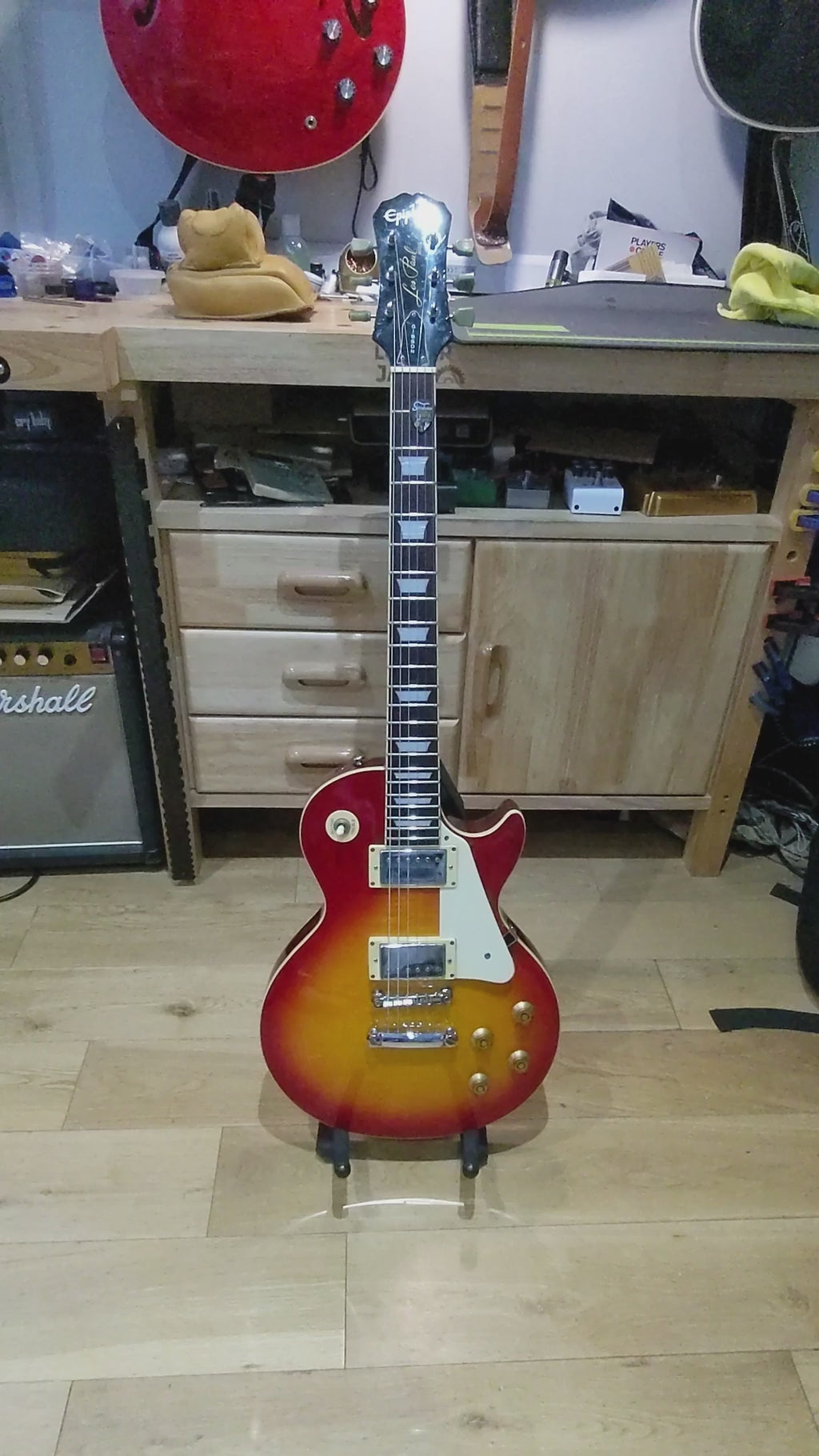 Epiphone Les Paul Standard Cherry Sunburst (2001) Samick, Korea - 'Scarface'
